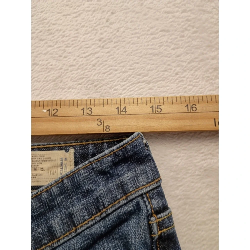 Gap 1969 Classic Fit Blue Jeans Medium Wash Straight Leg Stretch Denim Men's